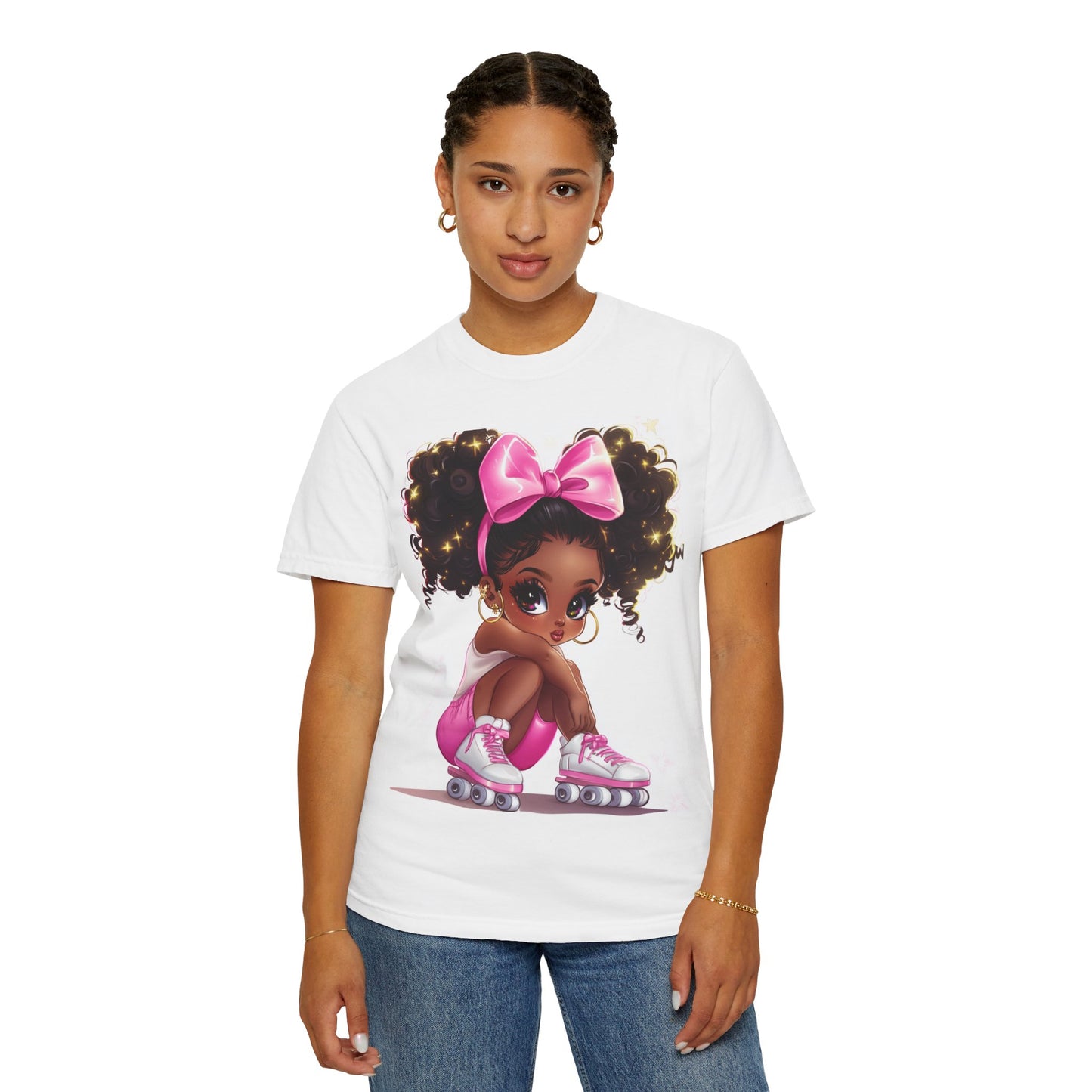 Barbie-Inspired Unisex Roller Skating T-Shirt for Trendy Kids & Adults